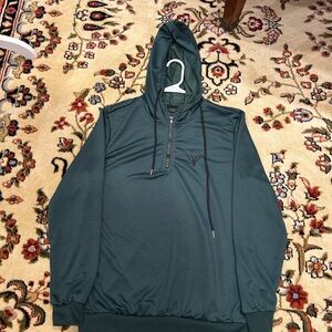 NFINITY Men's Dark Green Zip Up Sweater
